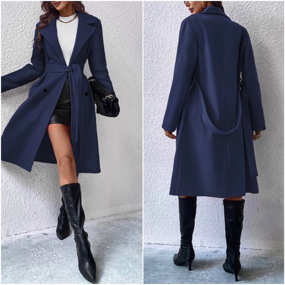 Classic Double Breasted Jacket Coat - Picture 6 of 6